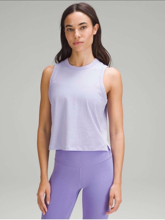 lululemon athletica Tops - Lululemon Classic-Fit Cotton-Blend Tank Top
Lilac Smoke